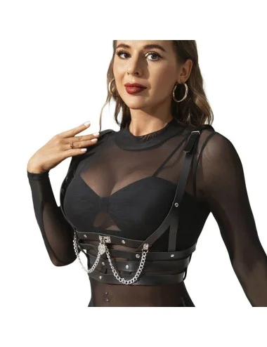 SUBBLIME - ARNÊS CORSET COM CORRENTE DETALHE TAMANHO ÚNICO
