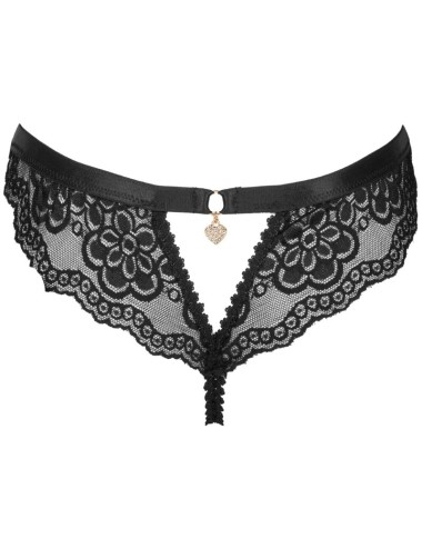 LIVCO CORSETTI FASHION - OKSURIN PANTY CROTCHLESS PRETO