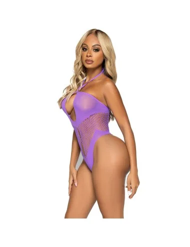 LEG AVENUE - BODYSUIT DECOTE ABERTO E CRUZADO VIOLETA