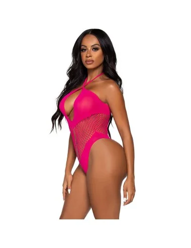 LEG AVENUE - BODYSUIT DECOTE ABERTO E CRUZADO FÚCSIA