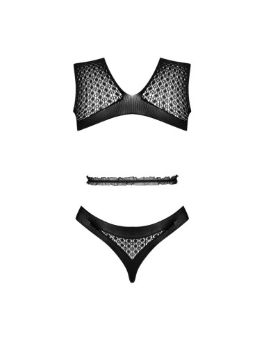 LIVCO CORSETTI FASHION - MICHIKOL CF XG073 BODY PRETO S/L