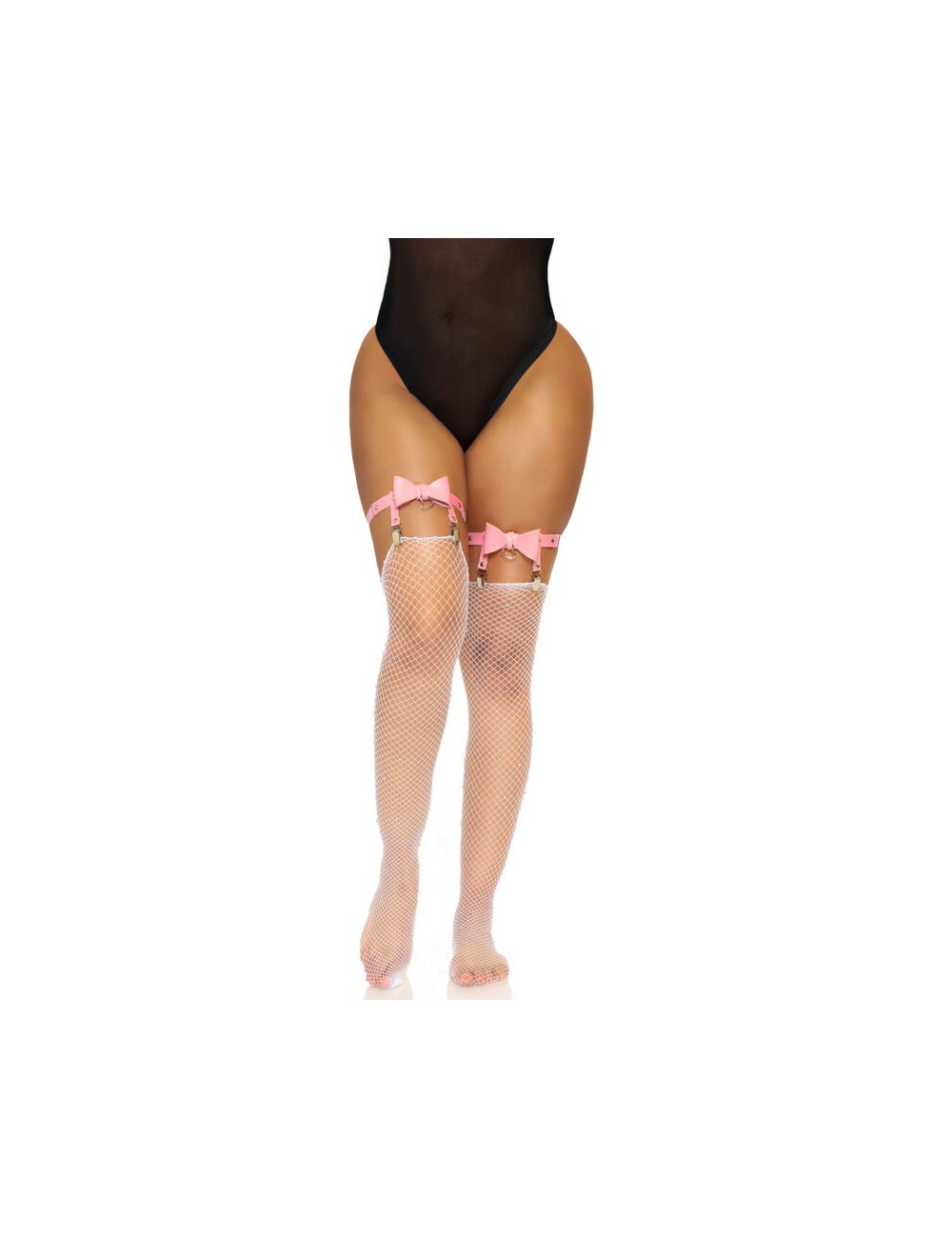 LEG AVENUE - VEGAN LEATHER TIGH HIGH GARTER TAMANHO ÚNICO - ROSA LEG AVENUE - VEGAN LEATHER TIGH HIGH GARTER TAMANHO ÚNICO - ROSA