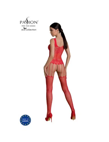 PASSION - COLEO ECO BODYSTOCKING ECO BS001 VERMELHO