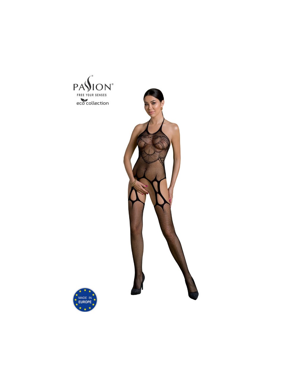 PASSION - COLEO ECO BODYSTOCKING ECO BS002 PRETO PASSION - COLEO ECO BODYSTOCKING ECO BS002 PRETO