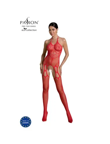 PASSION - COLEO ECO BODYSTOCKING ECO BS002 VERMELHO