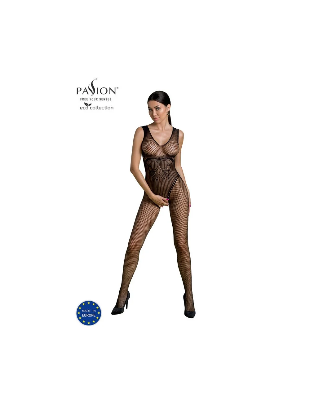 PASSION - COLEO ECO BODYSTOCKING ECO BS003 PRETO PASSION - COLEO ECO BODYSTOCKING ECO BS003 PRETO