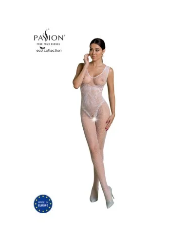 PASSION - COLEO ECO BODYSTOCKING ECO BS003 BRANCO