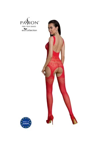 PASSION - COLEO ECO BODYSTOCKING ECO BS005 VERMELHO