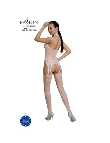 PASSION - COLEO ECO BODYSTOCKING ECO BS006 BRANCO