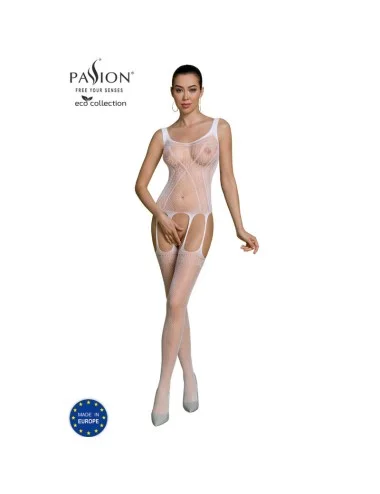 PASSION - COLEO ECO BODYSTOCKING ECO BS007 BRANCO