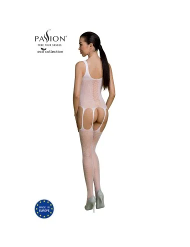 PASSION - COLEO ECO BODYSTOCKING ECO BS007 BRANCO