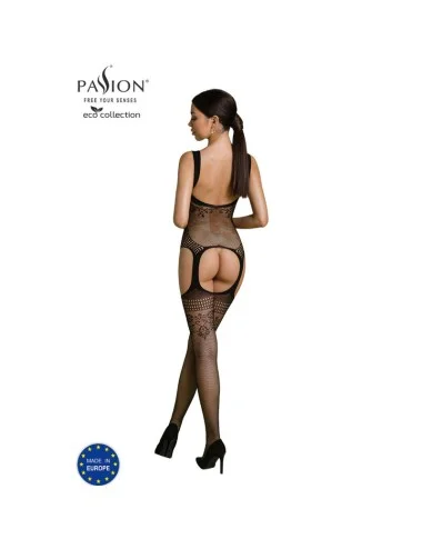 PASSION - COLEO ECO BODYSTOCKING ECO BS008 PRETO