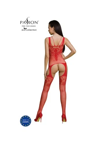 PASSION - COLEO ECO BODYSTOCKING ECO BS011 VERMELHO