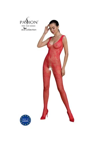 PASSION - COLEO ECO BODYSTOCKING ECO BS012 VERMELHO