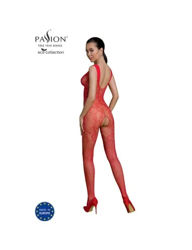 PASSION - COLEO ECO BODYSTOCKING ECO BS012 VERMELHO