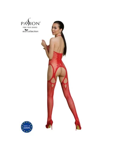 PASSION - COLEO ECO BODYSTOCKING ECO BS013 VERMELHO