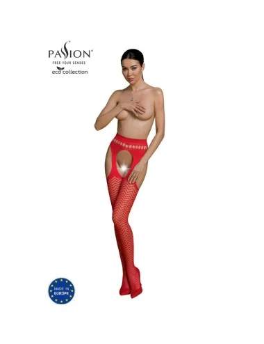 PASSION - COLEO ECO BODYSTOCKING ECO S002 VERMELHO