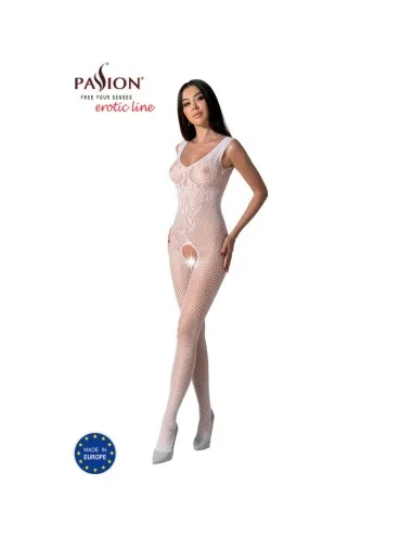 PASSION - BS098 BODYSTOCK BRANCO TAMANHO ÚNICO
