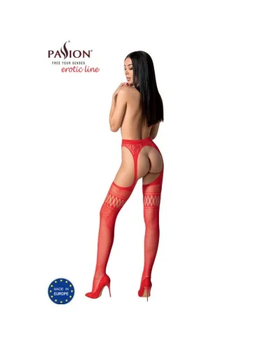 PASSION - S026 MEIAS VERMELHAS COM LIGA TAMANHO ÚNICO
