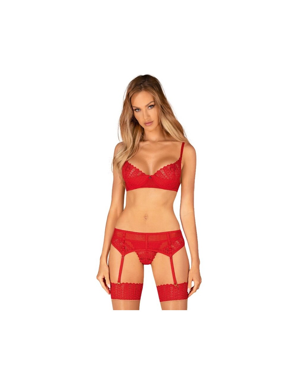 OBSESSIVE - CONJUNTO INGRIDIA TRÊS PEAS VERMELHO XS/S OBSESSIVE - CONJUNTO INGRIDIA TRÊS PEAS VERMELHO XS/S