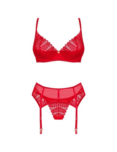 OBSESSIVE - CONJUNTO INGRIDIA TRÊS PEAS VERMELHO XS/S