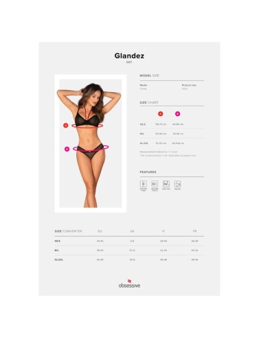 OBSESSIVE - CONJUNTO GLANDEZ DUAS PEAS XS/S