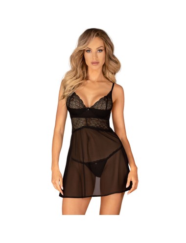 OBSESSIVE - CONJUNTO CHEMERIS BADYDOLL E TANGA M/L