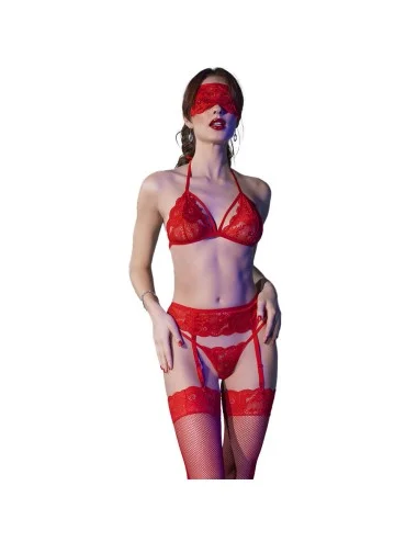 CHILIROSE - CR 4467 CONJUNTO QUATRO PEAS VERMELHO S/M