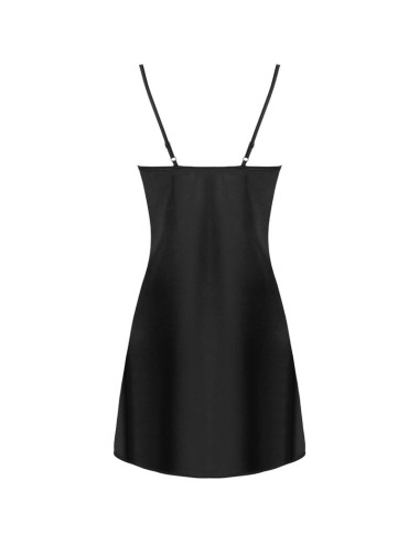 LIVCO CORSETTI FASHION - JACQUELINE LC 90249 VESTIDO + CAMISA + CALCINHA PRETA L/XL