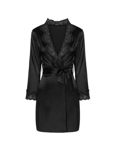 LIVCO CORSETTI FASHION - JACQUELINE LC 90249 VESTIDO + CAMISA + CALCINHA PRETA L/XL