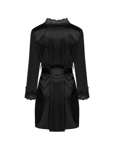 LIVCO CORSETTI FASHION - JACQUELINE LC 90249 VESTIDO + CAMISA + CALCINHA PRETA L/XL