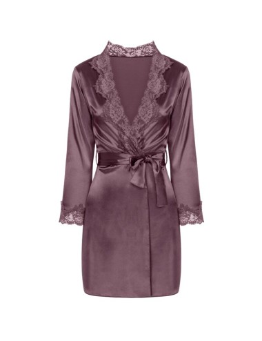 LIVCO CORSETTI FASHION - JACQUELINE LC 90249 ROUPO + CAMISA + CALCINHA VIOLETA L/XL