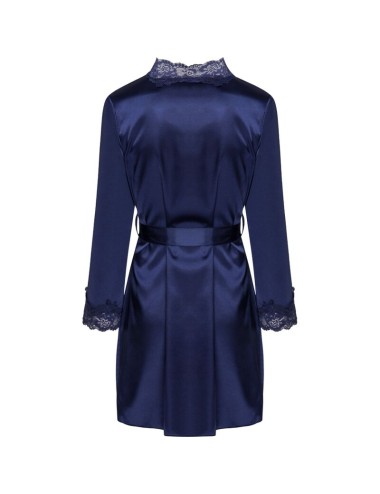 LIVCO CORSETTI FASHION - JACQUELINE LC 90249 ROUPO + CAMISA + CALCINHA AZUL MARINHO L/XL