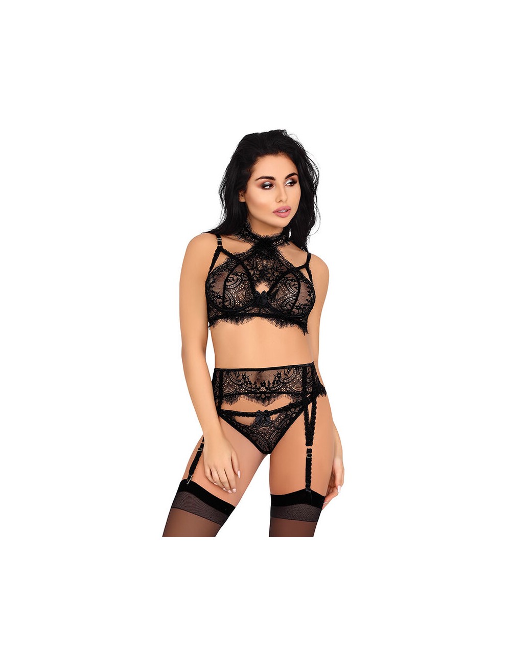 LIVCO CORSETTI FASHION - MAJALESA LC 90526 SUTI + CINTA LIGA + CALCINHA PRETA LIVCO CORSETTI FASHION - MAJALESA LC 90526 SUTI + CINTA LIGA + CALCINHA PRETA
