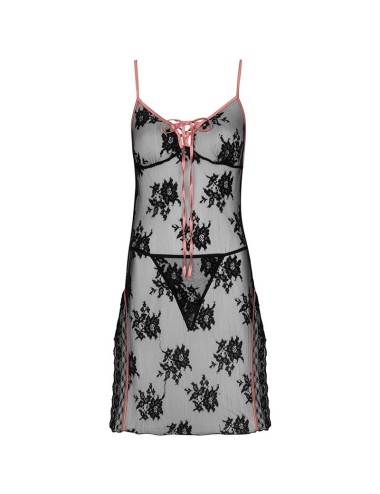 LIVCO CORSETTI FASHION - CAMISA KARONIN LC 90628 + CALCINHA PRETA
