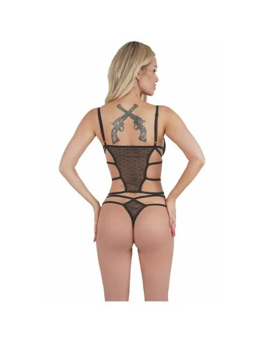 LIVCO CORSETTI FASHION - CAMISA AURORA LC90727 + CALCINHA PRETA X/XL