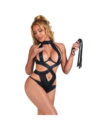 SUBBLIME - CORPO HALTER SEXY COM ARNÊS PRETO S/M