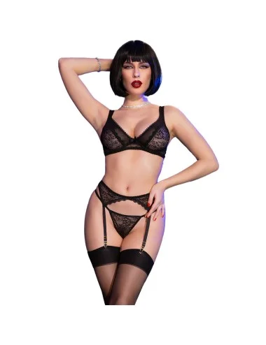CHILIROSE - CR 4692 CONJUNTO QUATRO PEÇAS PRETO S