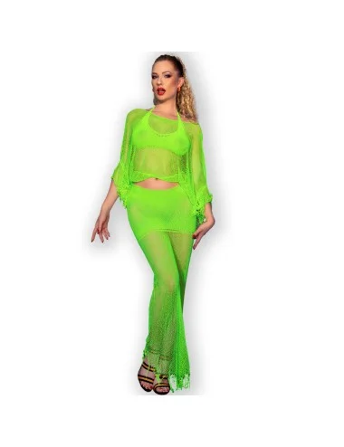 CHILIROSE - CR 4666 TOP E SAIA VERDE S/M