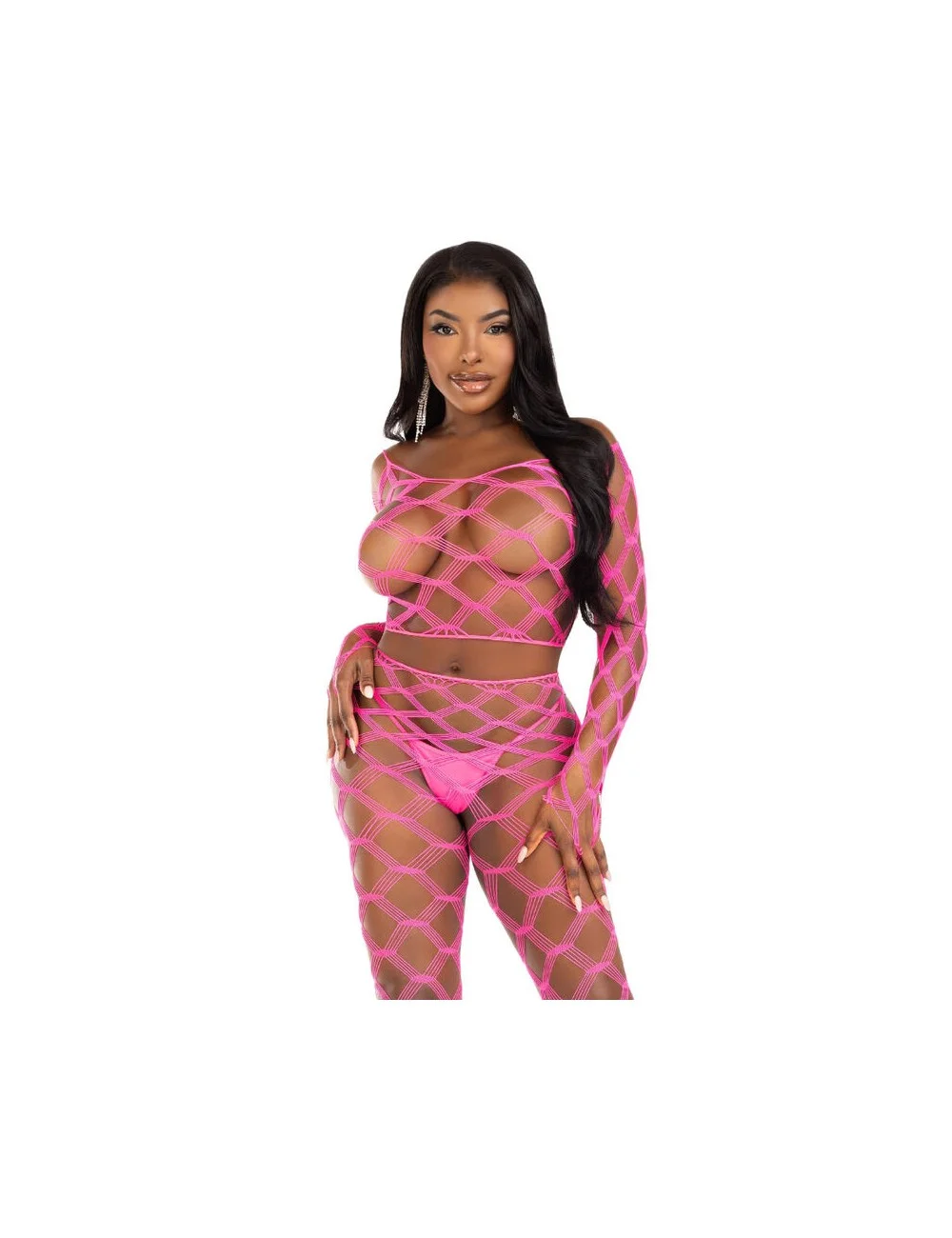 LEG AVENUE - TOP & LEGGINS HARDCORE FÚCSIA LEG AVENUE - TOP & LEGGINS HARDCORE FÚCSIA