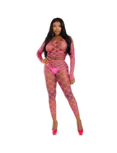 LEG AVENUE - TOP & LEGGINS HARDCORE FÚCSIA