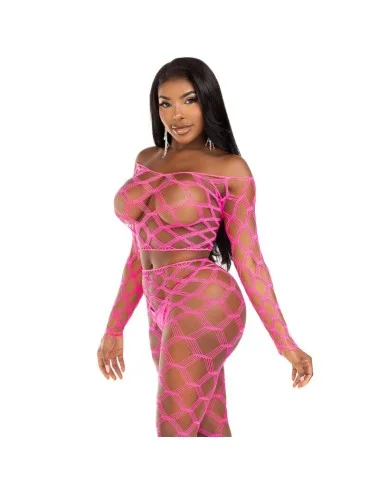 LEG AVENUE - TOP & LEGGINS HARDCORE FÚCSIA