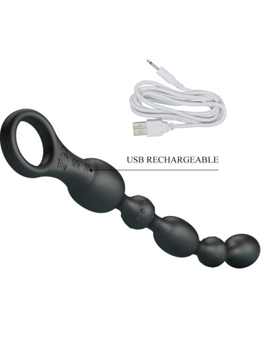 PRETTY LOVE - VAN ANAL BALLS 10 VIBRAÕES SILICONE RECARREGVEL