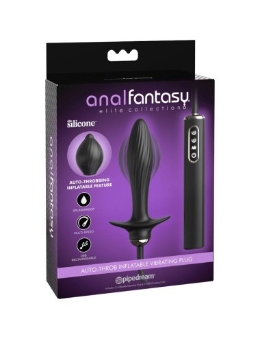 ANAL FANTASY ELITE COLLECTION -PLUG INFLVEL E VIBRADOR AUTO-THROB