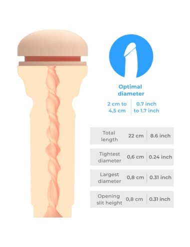 KIIROO - FEEL STROKER EXTRA APERTADO CARNE DE BUMBUM