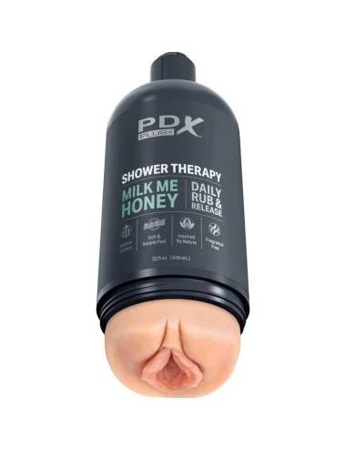 PDX PLUS - STROKER MASTURBATOR DESIGN DISCRETO DO GARRAFA DE SHAMPOO MILK ME HONEY