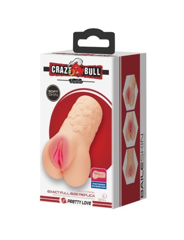 CRAZY BULL - MASTUBADOR EM FORMA DE VAGINA SCARLET