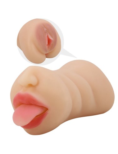 CRAZY BULL - SARAH MASTUBADOR EM FORMA DE VAGINA DUPLA ENTRADA