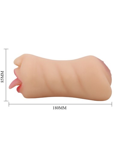 CRAZY BULL - SARAH MASTUBADOR EM FORMA DE VAGINA DUPLA ENTRADA