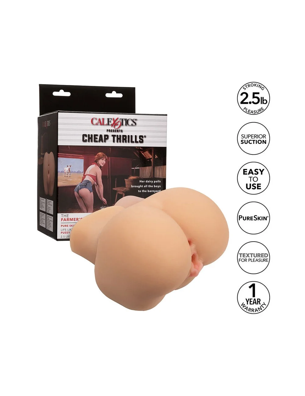 CALEXOTICS - A FILHA DO FAZENDEIRO DUPLO MASTURBADOR REALISTA CARNE